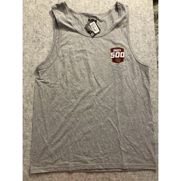 Indy 500 Mens Logo Print Tank Top Sz Medium Mens Brand New - Picture 1 of 4